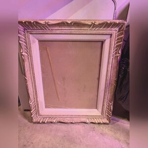 Antique wooden picture frame